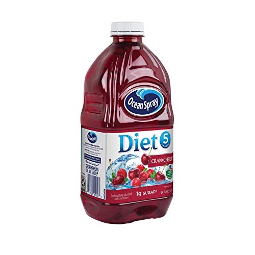 Ocean Spray Diet Cran-Cherry Juice Drink, 64 Ounce Bottles Pack...