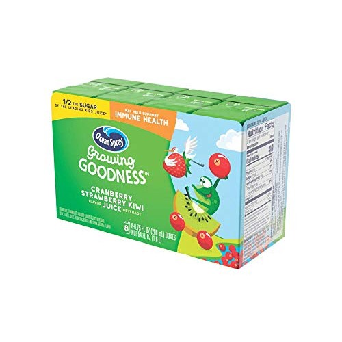 Ocean Spray Growing Goodness Kids Juice Beverage, Cranberry Appl