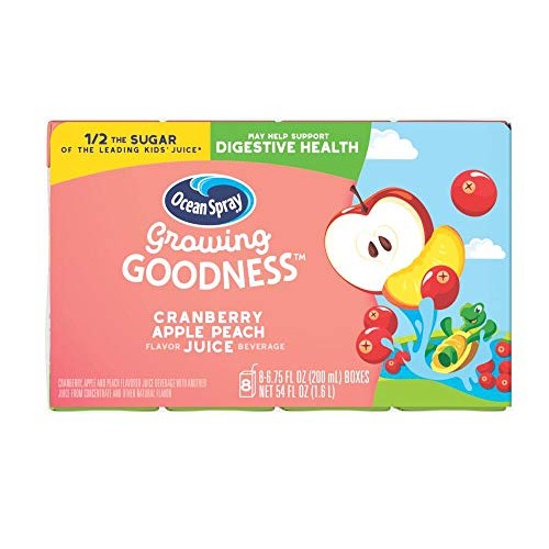 Ocean Spray Growing Goodness Kids Juice Beverage, Cranberry Appl