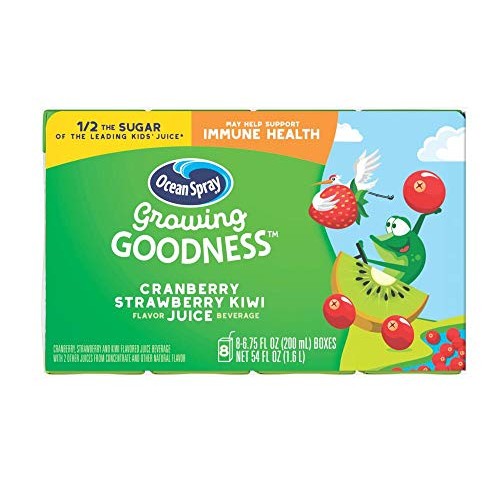 Ocean Spray Growing Goodness Kids Juice Beverage, Cranberry Stra...