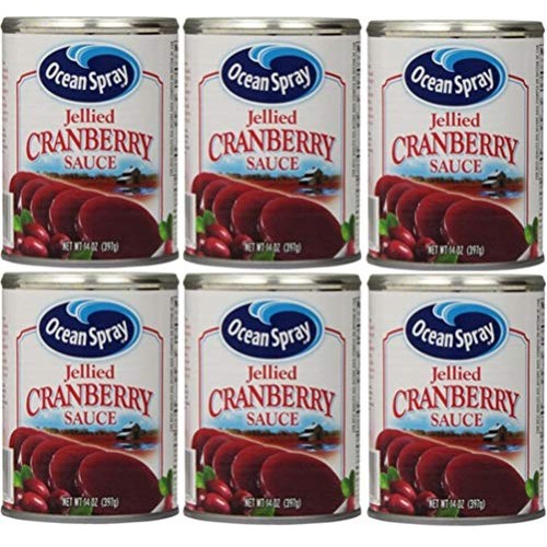 Ocean Spray, Jellied Cranberry Sauce, 14Oz Can Pack Of 6