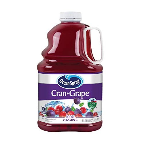 Ocean Spray Juice Drink, Cran-Grape, 3 Liter Bottle