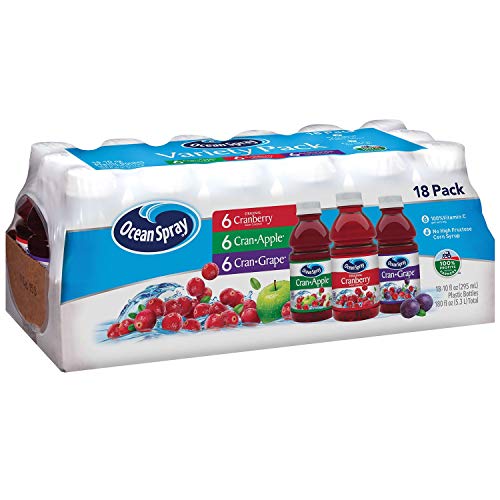 Ocean Spray Juice Drink Variety Pack 10 oz, 18 pk. Pack of 2 M