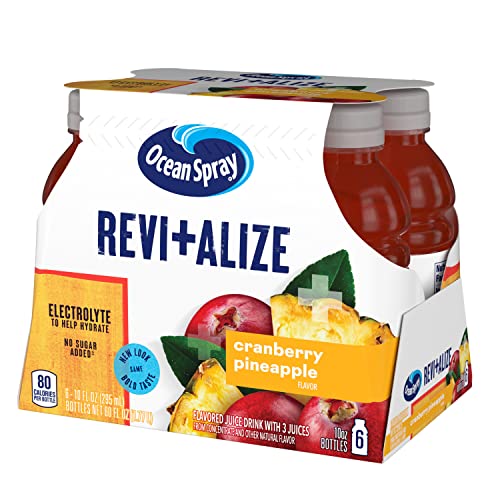 Ocean Spray Revitalize Cranberry Pineapple Juice, 10 fl oz, 6 count