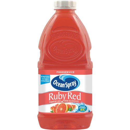 Ocean Spray Ruby Red Grapefruit Drink, 60-Ounce Bottles Pack of 8