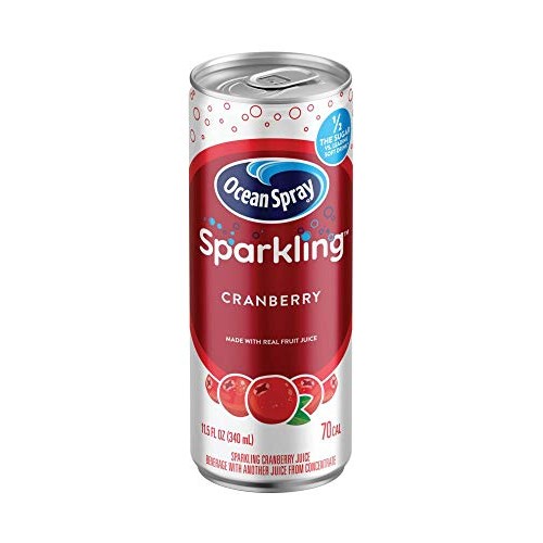 Ocean Spray Sparkling Cranberry Cocktail, 11.5 Oz Can, Case of 6...