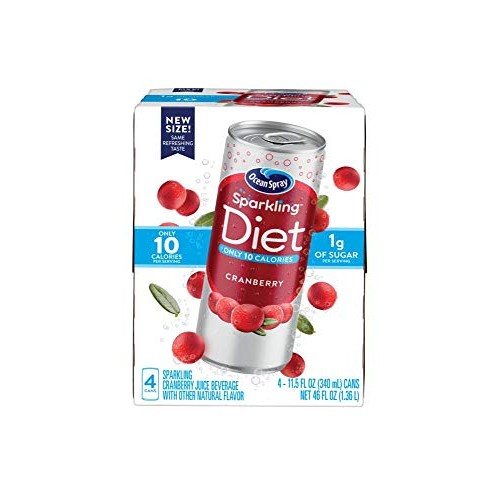 Ocean Spray Sparkling Diet Cranberry Cocktail, 11.5 Oz Can, Case...