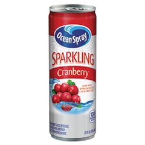 Ocean Spray Sparkling Juice, Cranberry, 12 Ounce Pack of 12