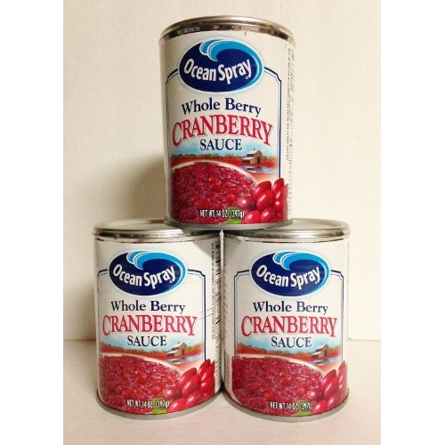 Ocean Spray Whole Berry Cranberry Sauce 14 Oz Pack Of 3