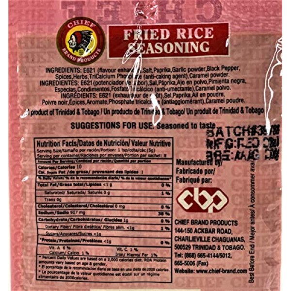 Chief Fried Rice, Chow Mein & Cook Up Seasoning Pack of 6 – ODatzgood