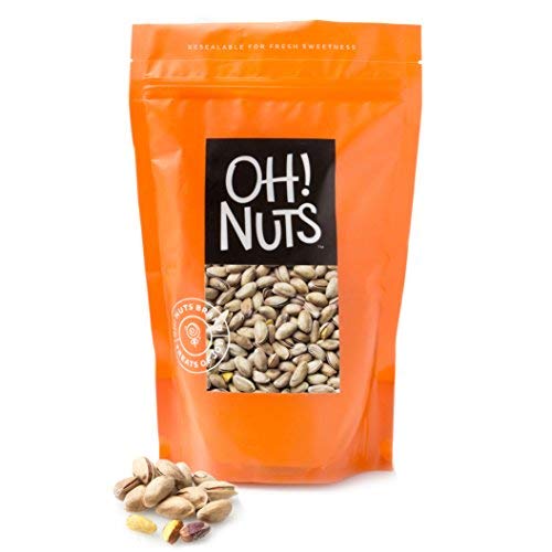 Oh! Nuts 2 Lb Specialty Pistachios Finely Salted | Imported Turk