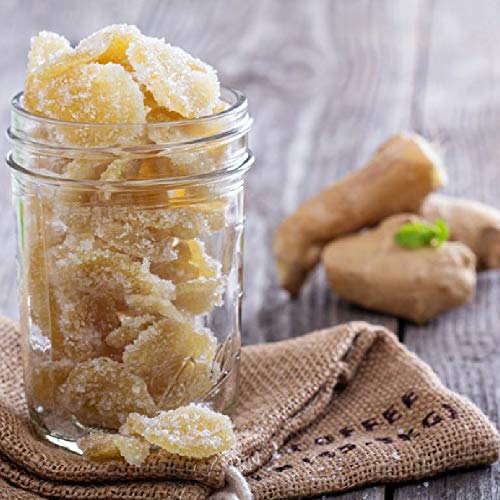 Oh! Nuts Ginger Candy | Chewy Gummies With Crystallized Sugar Ca