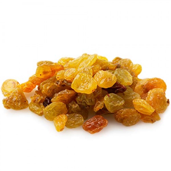 Oh! Nuts Jumbo Golden Raisins | 32oz Bulk Bag of Fresh Sun ...