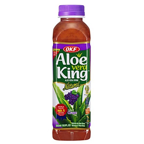 Aloe Vera King Juice Grape, 16.9-Ounce Pack Of 20