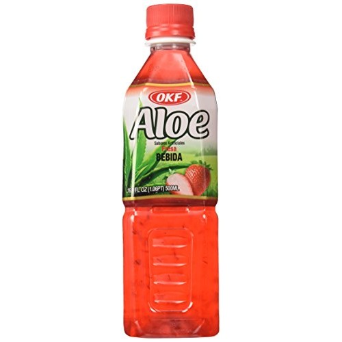 Okf Aloe: Strawberry Aloe Drink 10/16.9 Oz. Case