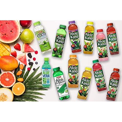 Okf Aloe Vera King Drink – Flavor Includes Coco, Original, Grape