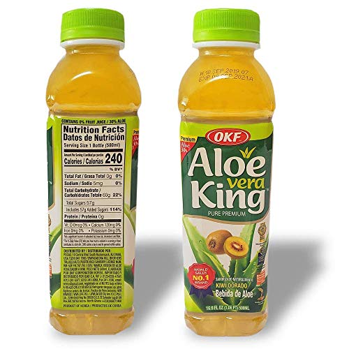 Okf Aloe Vera King Drink – Flavor Includes Coco, Original, Grape