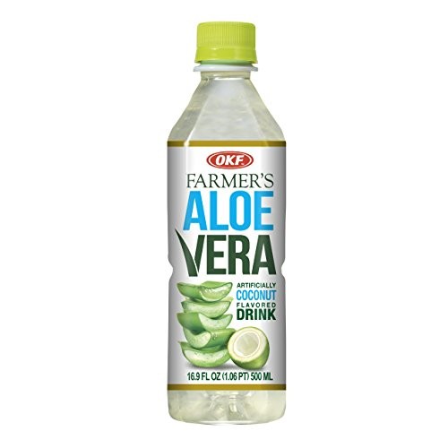 Okf Farmers Aloe Vera Drink, Coco, 16.9 Fluid Ounce Pack Of 20