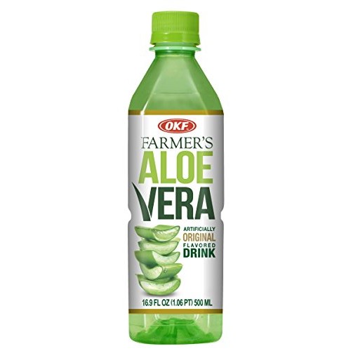 Okf Farmers Aloe Vera Drink, Original, 16.9 Fluid Ounce Pack O