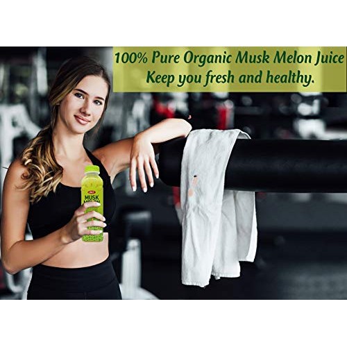 Okf Melon With Aloe Vera Drink, 16.9 Fluid Ounce With Pure Aloe