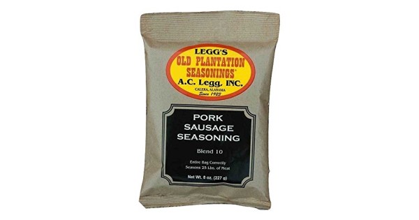 A.C. Legg #10 Pork Sausage Seasoning. Blend #10