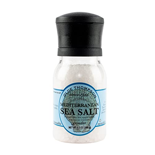 Olde Thompson 9.5 Ounce Mediterranean Sea Salt Grinder with Salt