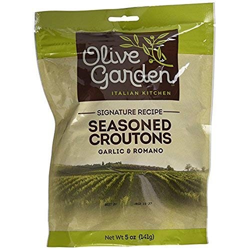 Olive Garden, Seasoned Croutons, Garlic And Romano, 5 Ounce Bag