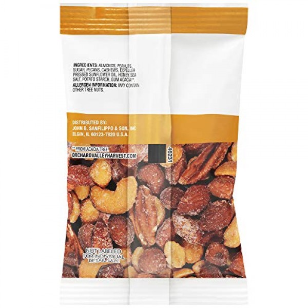 ORCHARD VALLEY HARVEST Honey Roasted Mixed Nuts, 1 oz (Pack