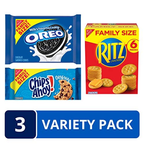 Baking Mixes : Oreo, RITZ and CHIPS AHOY Snack Variety Pack,