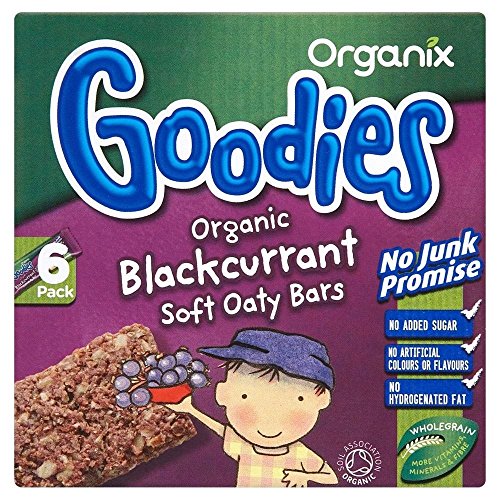 Organix Goodies Organic Soft Oaty Bars - Blackcurrant 12Mth+ 6X