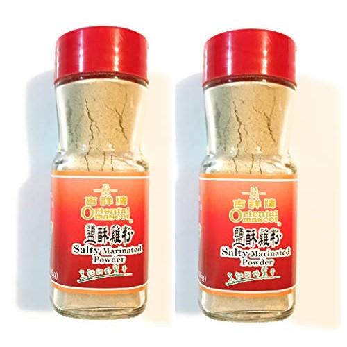 2 Pack Oriental Mascot Salty Marinated Powder 2.1 Oz Each鹽酥雞粉