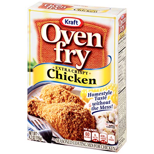 Kraft Oven Fry Extra Crispy Seasoned Coating For Chicken 4.2 Oz