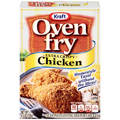 Kraft Oven Fry Extra Crispy Seasoned Coating For Chicken 4.2 Oz