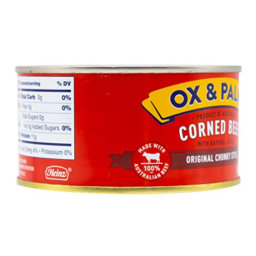 Ox & Palm Corned Beef, Original Chunky Style, 11.5 Oz Pack of 12