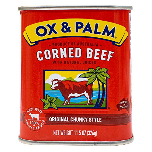 Ox & Palm Corned Beef Original Chunky Style Tapered Can, 11.5 Ou...