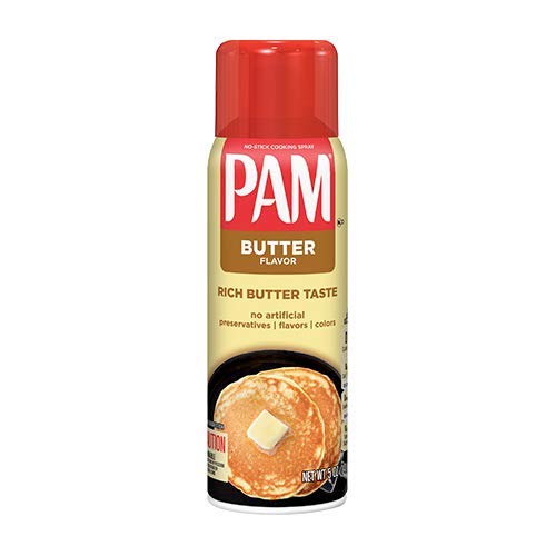 Pam Butter Flavor Cooking Spray, 5 Oz 3Pack