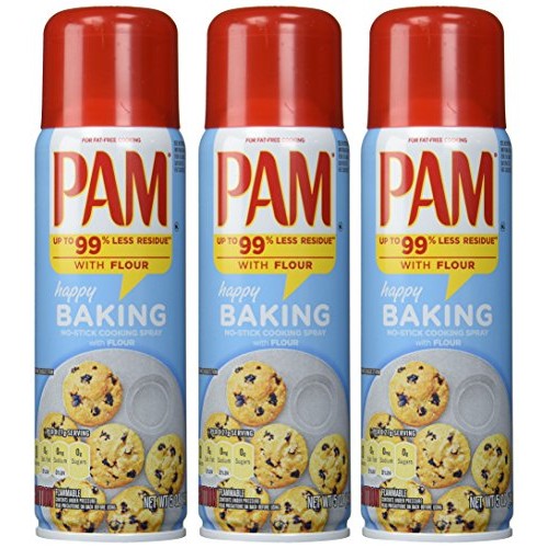 Pam Baking Spray With Flour, 5 Fl Oz Pack Of 3