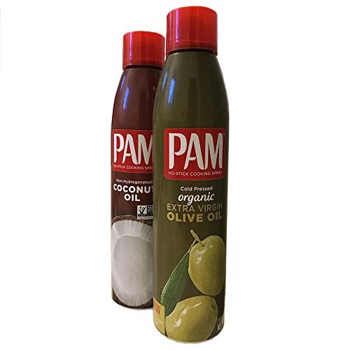 Pam Cold Pressed Organic Extra Virgin Olive Oil And Pam Non-Hydr