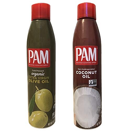 Pam Cold Pressed Organic Extra Virgin Olive Oil And Pam Non-Hydr