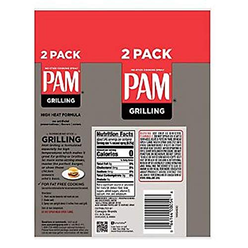 Pam No Stick Grilling Spray, 2 Pk./5 Oz.