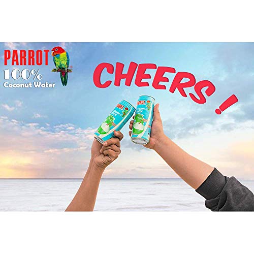 Parrot Brand Coconut Water No Pulp 16.4 Fl. Oz.Pack Of 12