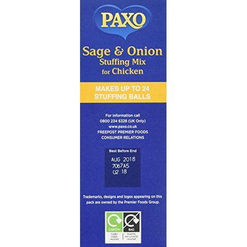 Paxo Sage &Amp; Onion Stuffing 380G