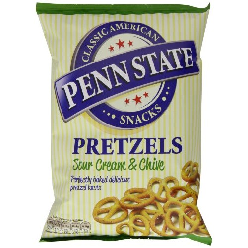 Penn State Sour Cream And Chive Flavour Pretzels 175 G Pack Of 12