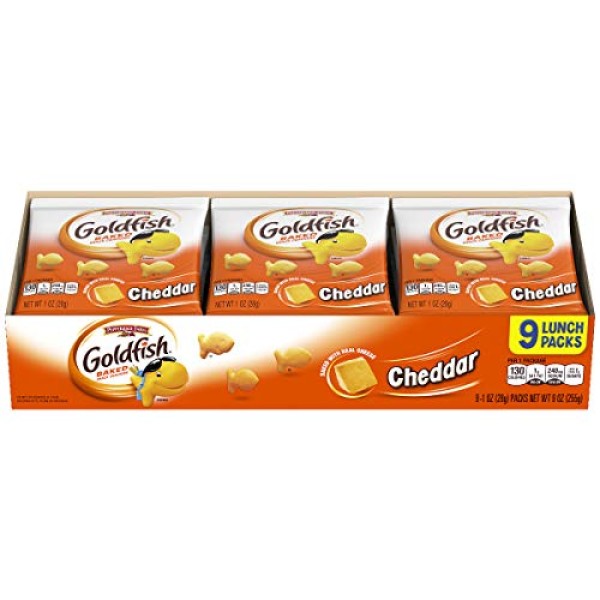 Pepperidge Farm Goldfish Cheddar Crackers, 9 oz. Multi-pack