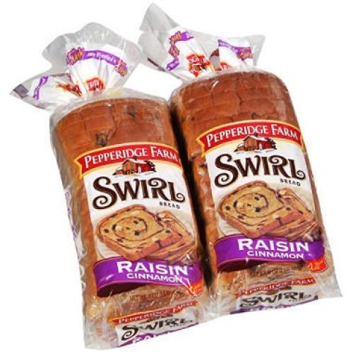 Pepperidge Farm Swirl Bread - 2/16 oz. loaves pack of 2