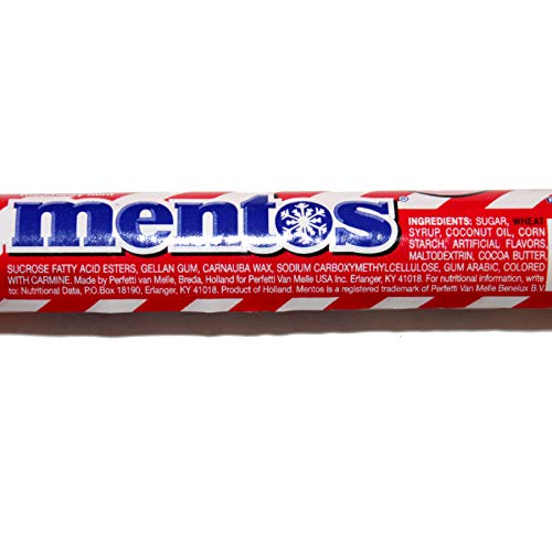 Perfetti van Melle 2 Rolls Mentos The Chewy Mint - Candy Cane ...