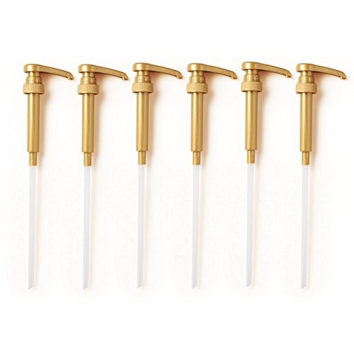 Premium Gold Torani, Davinci &Amp; Jordan Syrup Pumps Set Of 6 | Fit