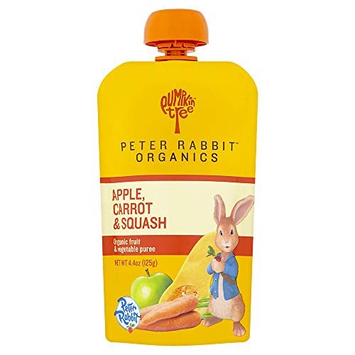 Peter Rabbit Organics Apple, Carrot And Squash Puree, 4.4-Ounce