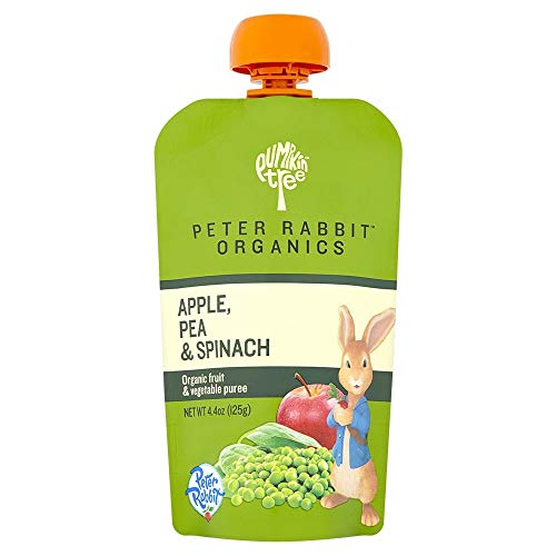 Peter Rabbit Organics, Pea, Spinach And Apple Puree, 4.4-Ounce P