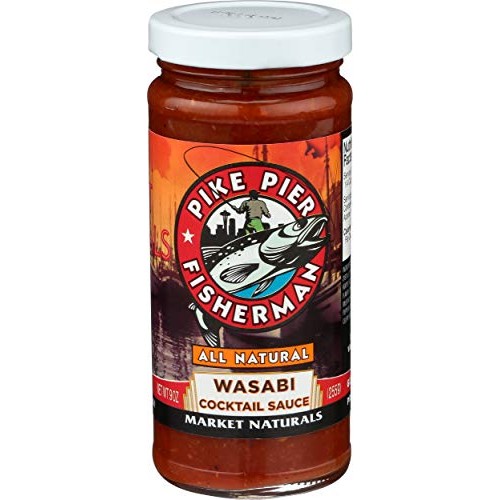 Pike Pier Fisherman Wasabi Cocktail Sauce, 9 Oz